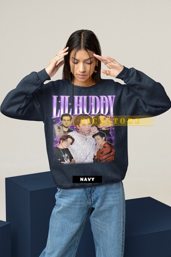 LIL HUDDY Vintage Sweatshirt Lil Huddy Tshirt Lil Huddy Fan Tees Lil Huddy Retro 90s Sweater Lil Huddy Merch Lilhuddy Chase Hudson ARI Etsy