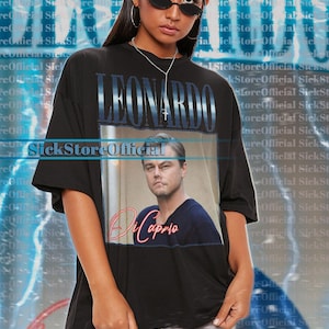 LEONARDO DICAPRIO Vintage Shirt, Leonardo DiCaprio Homage Tshirt, Leonardo DiCaprio Fan Tees, Leonardo DiCaprio Retro 90s Sweater Merch #TPC