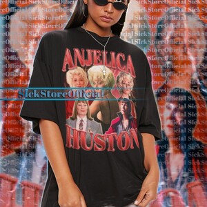 Camiseta vintage de ANJELICA HUSTON, camiseta homenaje a Anjelica Huston, camisetas de fan de Anjelica Huston, suéter retro de los años 90 de Anjelica Huston, Anjelica Huston