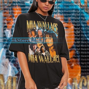 MIA WALLACE Vintage Shirt, Mia Wallace Homage Tshirt, Mia Wallace Fan Tees, Mia Wallace Retro Sweater, Mia Wallace Merch Gift, Uma Thurman