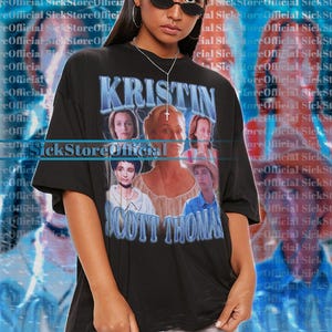 KRISTIN SCOTT THOMAS Vintage Shirt, Kristin Scott Thomas Homage Tshirt, Kristin Scott Thomas Fan Tee, Kristin Scott Thomas Retro 90s Sweater
