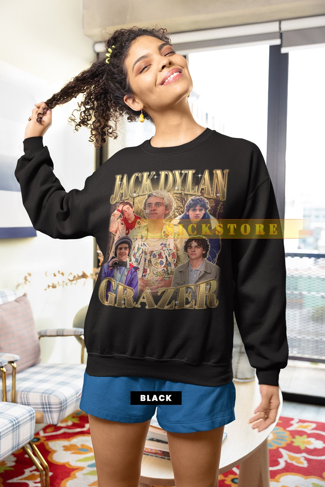 JACK DYLAN GRAZER Vintage Sweatshirt Jack Dylan Homage Sweater Jack Dylan Merch Gift Hack Dylan Fan Tees Jack Dylan Retro 90s Sweater Etsy