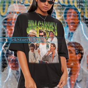 JIM CARREY Vintage Shirt, Jim Carrey Homage Tshirt, Jim Carrey Fan Tees, Jim Carrey Retro 90s Sweater, Actor Jim Carrey Merch Gift Film