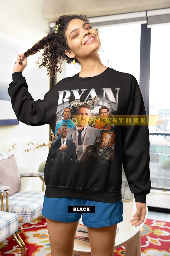 RYAN REYNOLDS Vintage Sweatshirt, Ryan Reynolds Homage Sweater, Ryan  Reynolds Fan, Ryan Reynolds Retro 90s Sweater, Ryan Reynolds Merch Gift 