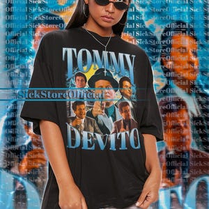 Camisa vintage de TOMMY DEVITO, camiseta de homenaje a Tommy DeVito, camisetas de fan de Tommy DeVito, suéter retro de los años 90 de Tommy DeVito, regalo de merchandising del actor Tommy DeVito