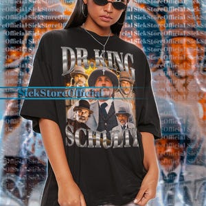 DR KING SCHULTZ Vintage Shirt, Dr King Schultz Homage Tshirt, Dr King Schultz Fan Tees, Actor Dr King Schultz Retro 90s Sweater Merch Gift