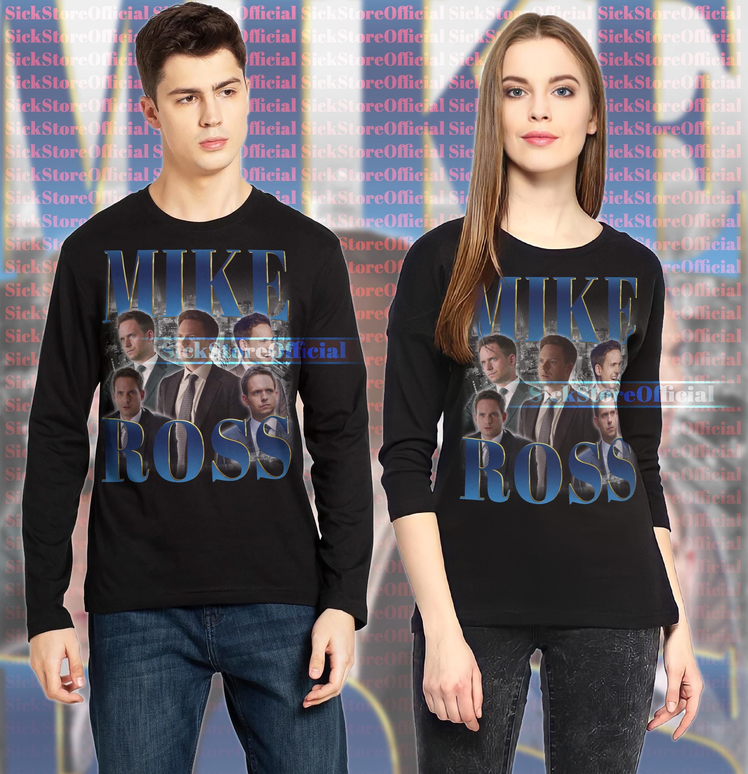 トップス 90's Original Blue michael ross MIKE ROSS Vintage Shirt, Mike Ross Homage Tshirt, Mike Ross Fan