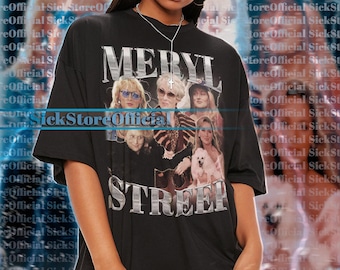 MERYL STREEP Vintage Shirt, Meryl Streep Homage Tshirt, Meryl Streep Fan Tees, Meryl Streep Retro 90s Sweater, Meryl Streep Merch Gift