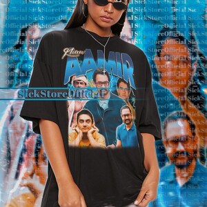 AAMIR KHAN Shirt, Ranchodas Shamaldas Chanchad, Phunsukh Wangdu Fan 90s Style Retro Vintage Shirt, Rancho Aamir Khan, Indian, Not Silencer