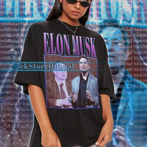 ELON MUSK Vintage Shirt, Elon Musk Homage Tshirt, Elon Musk Fan Tees, Elon Musk Retro 90s Sweater, Elon Musk Merch Gift, Elon Musk  #tpc