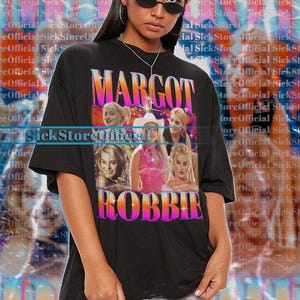 MARGOT ROBBIE Vintage Shirt, Margot Robbie Fan Tees, Actress Margot Robbie Homage Tshirt, Margot Robbie Merch, TV Robbie Retro Sweater #saf