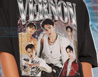 VERNON (SEVENTEEN) Shirt, Vernon Vintage Shirt, Vernon Retro 90s