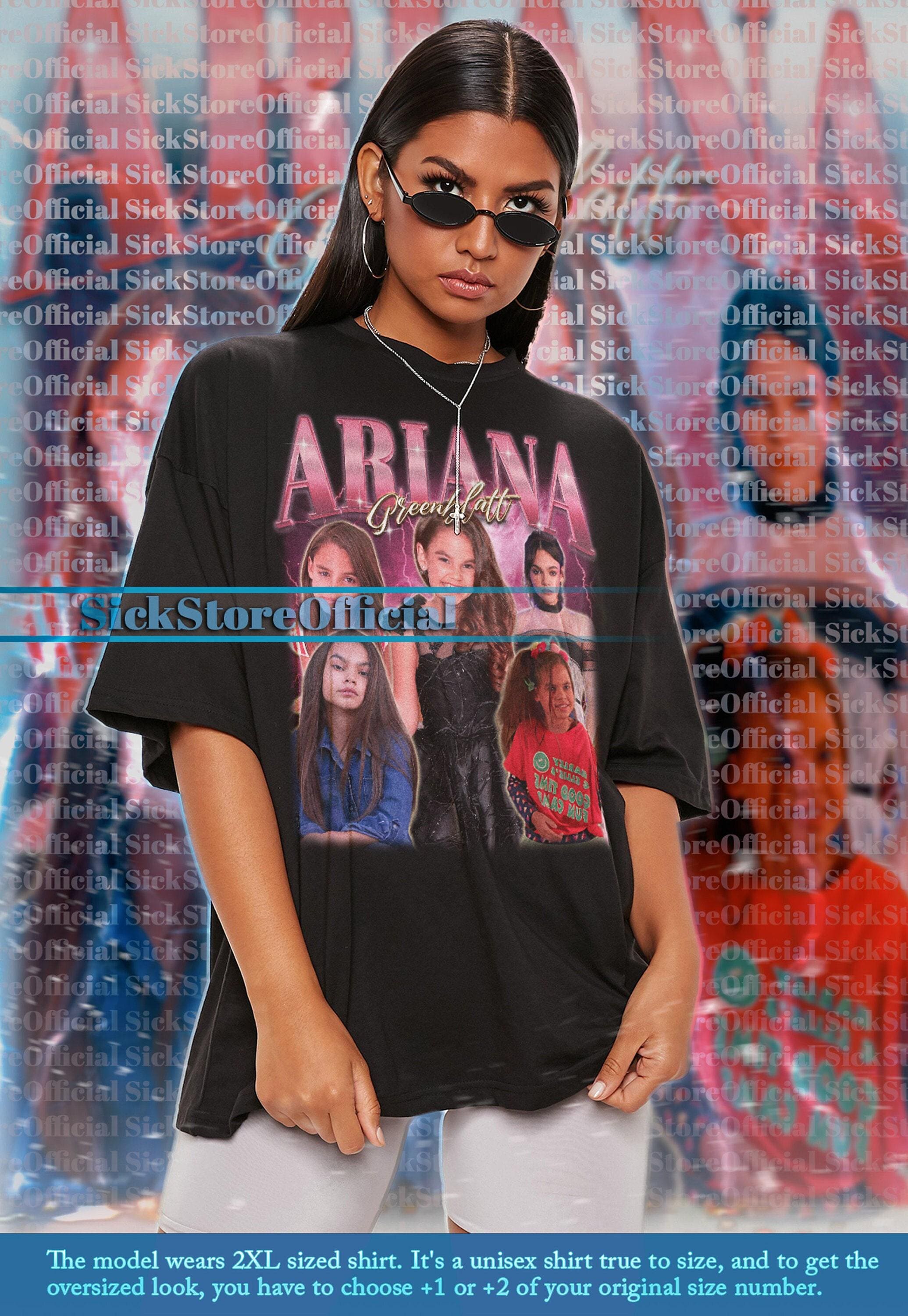 DESIGN unisex oversized license t-shirt with Ariana Grande prints in white DESIGN unisex oversized license t-shirt with Ariana Grande prints in white