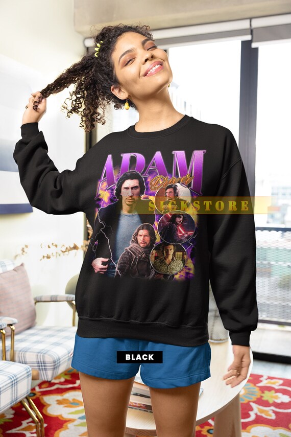 ADAM DRIVER Vintage Sweatshirt Adam Driver Homage Sweater Adam Driver Fan Tees Adam Driver Retro 90s Sweater Adam Driver Merch Gift Film Etsy Israel