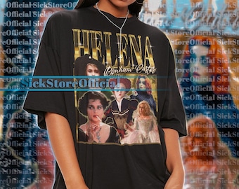 Vintage shirt HELENA BONHAM CARTER, T-shirt Helena Bonham Carter Hommage, T-shirt Helena Bonham Carter-fan, Helena Bonham Carter retro jaren 90 trui