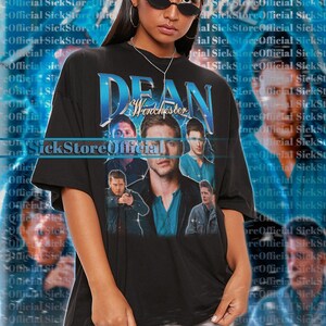 DEAN Winchester Shirt, Dean Winchester Supernatural Shirt, Actor Retro Shirt, Supernatural Dean Winchester Tshirt, Dean, Sam