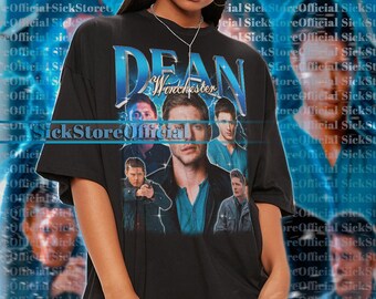 DEAN Winchester Shirt, Dean Winchester Supernatural Shirt, Schauspieler Retro Shirt, Supernatural Dean Winchester Tshirt, Dean, Sam
