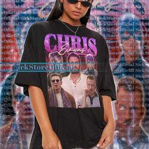 CHRIS EVANS Vintage Shirt, Chris Evans Homage Tshirt, Chris Evans Fan Tees, Chris Evans Retro 90s Sweater, Actor Chris Evans Gift #ari