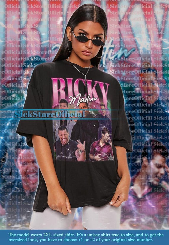 RICKY MARTIN Tshirt, Ricky Martin 90s Retro Tee, Ricky Martin Sweatshirt, Ricky Martin Hoodie, Pop Star Ricky Martin Shirt #saf