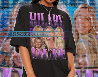 HILARY DUFF Shirt, Hilary Duff Tshirt, Hilary Duff Vintage Tees, Hilary Duff Retro 90s Sweater, Hilary Duff Merch Gift #tpc
