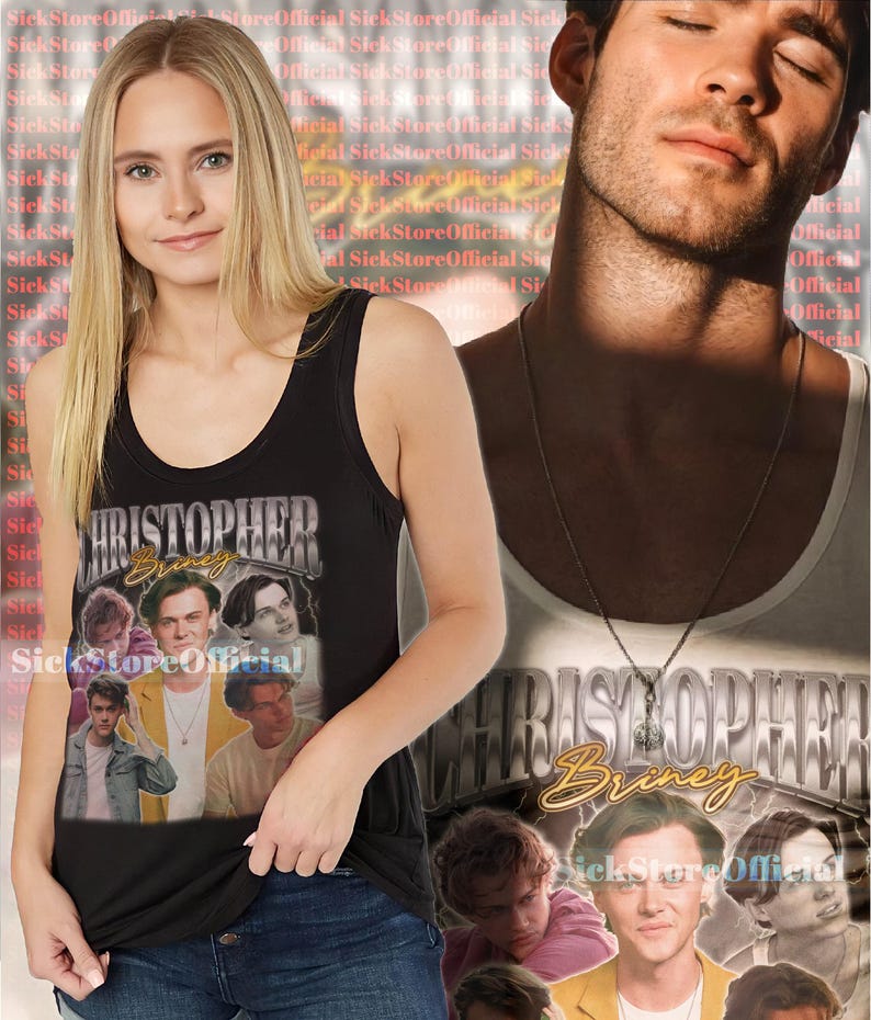 CHRIstoppher Briney Vintage-Shirt, Christopher Briney Tshirt, Christopher Briney Retro 90er Jahre Pullover Bild 4