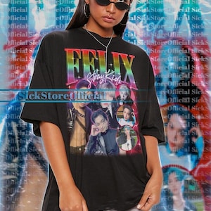 Maglietta vintage di Felix, maglietta omaggio a Felix, magliette dei fan di Felix, maglione retrò anni &#39;90 di Felix, regalo di merchandising di Felix, regalo per fan del rapper Felix #ari