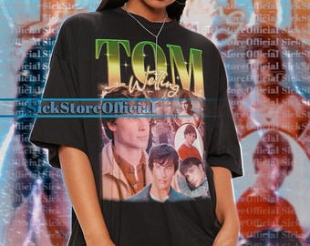 TOM WELLING Vintage Shirt, Tom Welling Homage Tshirt, Tom Welling Fan Tees, Tom Welling Retro 90s Sweater, Actor Tom Welling Merch Film #ari