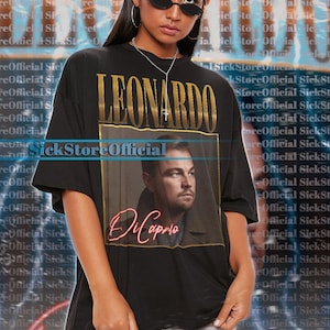 LEONARDO DICAPRIO Vintage Shirt, Leonardo DiCaprio Homage Tshirt, Leonardo DiCaprio Fan Tees, Leonardo DiCaprio Retro 90s Sweater Merch #TPC