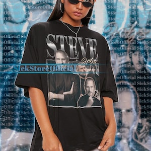 STEVE JOBS Vintage Shirt, Steve Jobs Homage Tshirt, Steve Jobs CEO, The Man in the Machine Entrepreneur Tee, Rich Shirt, Steve Jobs Apple
