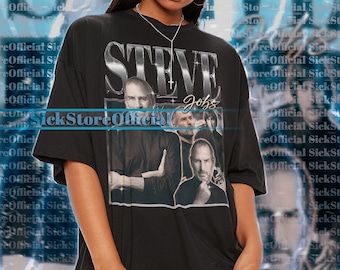 STEVE JOBS Vintage Shirt, Steve Jobs Homage Tshirt, Steve Jobs CEO, The Man in the Machine Entrepreneur Tee, Rich Shirt, Steve Jobs Apple