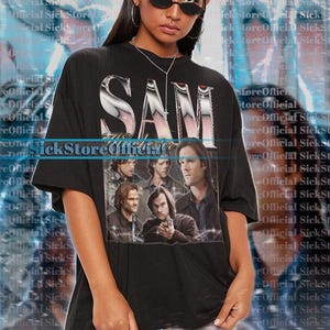 SAM WINCHESTER Shirt, Supernatural Dean Winchester Tshirt, Dean Winchester Supernatural Shirt, Jensen Ackles Actor Retro Shirt #saf