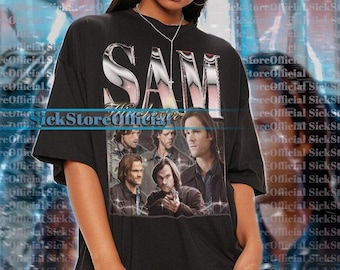 SAM WINCHESTER Shirt, Supernatural Dean Winchester Tshirt, Dean Winchester Supernatural Shirt, Jensen Ackles Actor Retro Shirt #saf