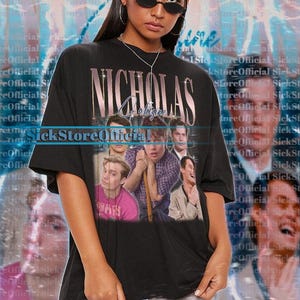 NICHOLAS GALITZINE Vintage Shirt, Galitzine Homage Tshirt, Nicholas Fan Tees, Nicholas Galitzine Retro 90s, Nicholas Galitzine Merch #tpc