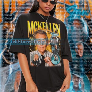 IAN MCKELLEN Vintage Shirt, Ian McKellen Homage Tshirt, Ian McKellen Fan Tees, Ian McKellen Retro 90s Sweater, Actor Ian McKellen Merch Gift