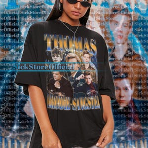 THOMAS BRODIE Vintage Shirt, Thomas -Sangster Homage Tshirt, Thomas Brodie-Sangster Tees, Sangster Retro 90s Sweater, Brodie-Sangster #SAF