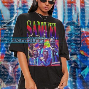 SAMUEL L JACKSON Tshirt, Samuel L Jackson Vintage Shirt, Samuel Jackson Fan Tees, Samuel Jackson Tribute Tees, Samuel Jackson Clothing#saf