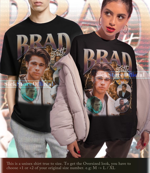 BRAD PITT 90s Vintage Homage Unisex Sweatshirt Retro 90s 