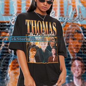 Vintage shirt THOMAS BRODIE SANGSTER, T-shirt Thomas Brodie Hommage, Thomas Brodie filmfan T-shirts, acteur Thomas Brodie retro trui merchandise cadeau