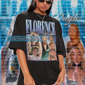 FLORENCE PUGH Vintage Shirt, Florence Pugh Homage Tshirt, Florence Pugh Fan Tees, Florence Pugh Retro 90s Sweater, Florence Pugh Merch Gift