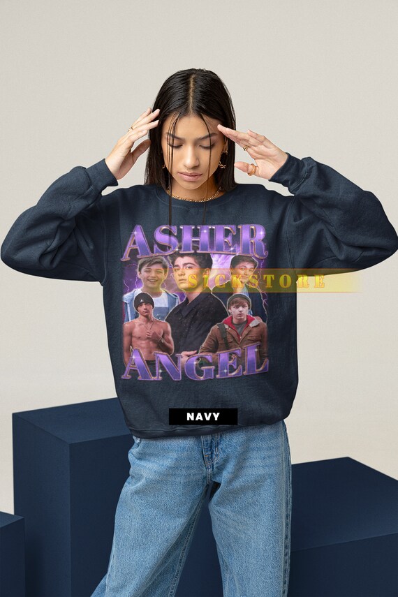 ASHER ANGEL Vintage Sweatshirt Asher Angel Homage Sweater Asher Angel Fan Tee Asher Angel Retro 90s Sweater Actor Asher Angel Merch Gift Etsy