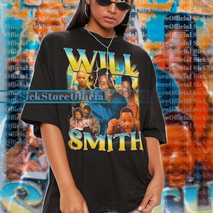 WILL SMITH Vintage Shirt, Will Smith Homage Tshirt,  Will Smith Merch Gift, Will Smith Fan Tees, Actor Will Smith Retro 90s Sweater