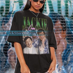 JACKIE CHAN Vintage Shirt, Jackie Chan Homage Tshirt, Jackie Chan Fan Tees, Jackie Chan Retro 90s Sweater, Actor Jackie Chan Merch #tpc