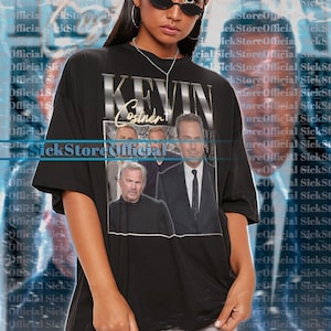 Vintage KEVIN COSTNER-shirt | Kevin Costner Hommage Retro | T-shirts Kevin Costner | Kevin Costner-sweater jaren 90 | Kevin Costner-merchandisecadeau #TPC