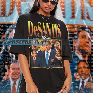 RON DESANTIS Vintage Shirt, Ron DeSantis Homage Tshirt, Ron DeSantis Fan Tees, Ron DeSantis Retro 90s Sweater, Ron DeSantis Merch Gift