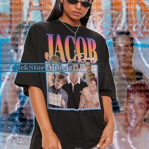 JACOB ELORDI Vintage Shirt, Jacob Elordi Homage Tshirt, Jacob Elordi Fan Tees, Jacob Elordi Retro 90s Sweater, Jacob Elordi Merch Gift #ari