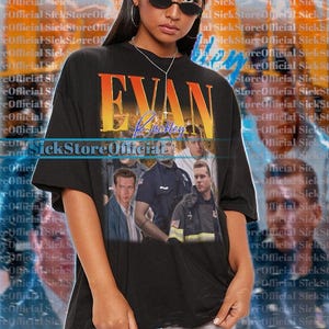 EVAN BUCKLEY Vintage Shirt, Evan Buckley 911 Tshirt, Evan Buckley Fan Tees, Evan Buckley Retro 90s Sweater, Evan Buckley Merch Gift #tpc