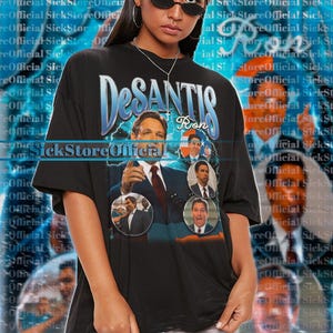 RON DESANTIS Vintage Shirt, Ron DeSantis Homage Tshirt, Ron DeSantis Fan Tees, Ron DeSantis Retro 90s Sweater, Ron DeSantis Merch Gift