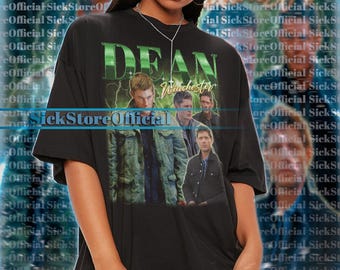 DEAN WINCHESTER Shirt, Supernatural Dean Winchester Tshirt, Dean Winchester Supernatural Shirt, Jensen Ackles Actor Retro Shirt, Dean