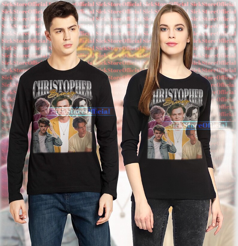 CHRIstoppher Briney Vintage-Shirt, Christopher Briney Tshirt, Christopher Briney Retro 90er Jahre Pullover Bild 5