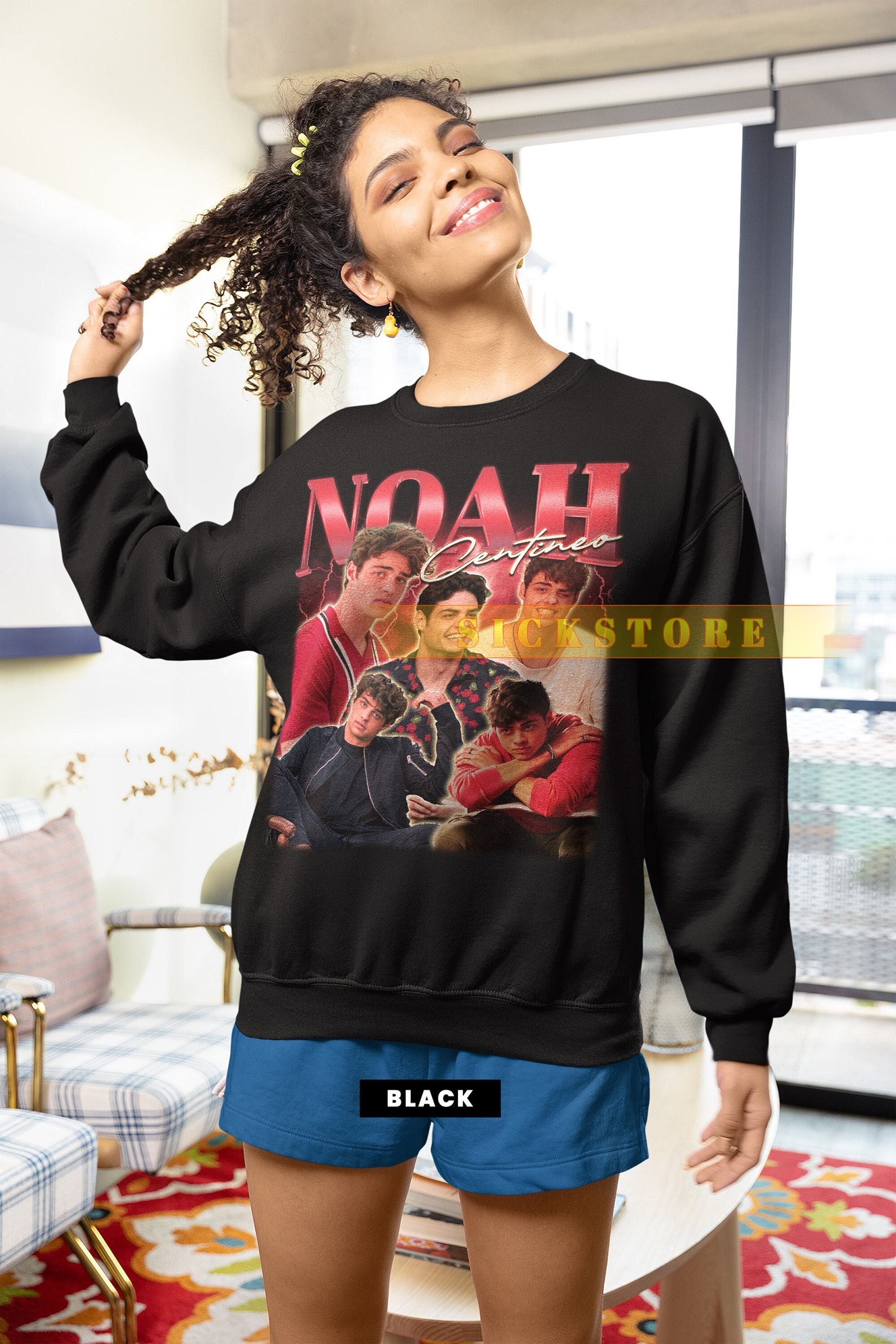 NOAH CENTINEO Vintage Sweatshirt Noah Centineo Homage - Etsy